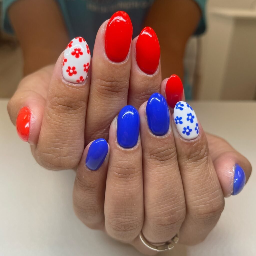 23 Cute July Nail Ideas That Are Absolutely Stunning july nail ideas1 (1)