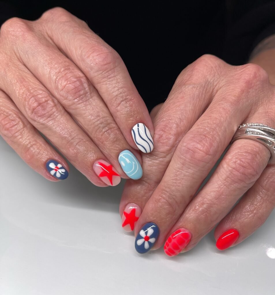 23 Cute July Nail Ideas That Are Absolutely Stunning july nail ideas1 (19)