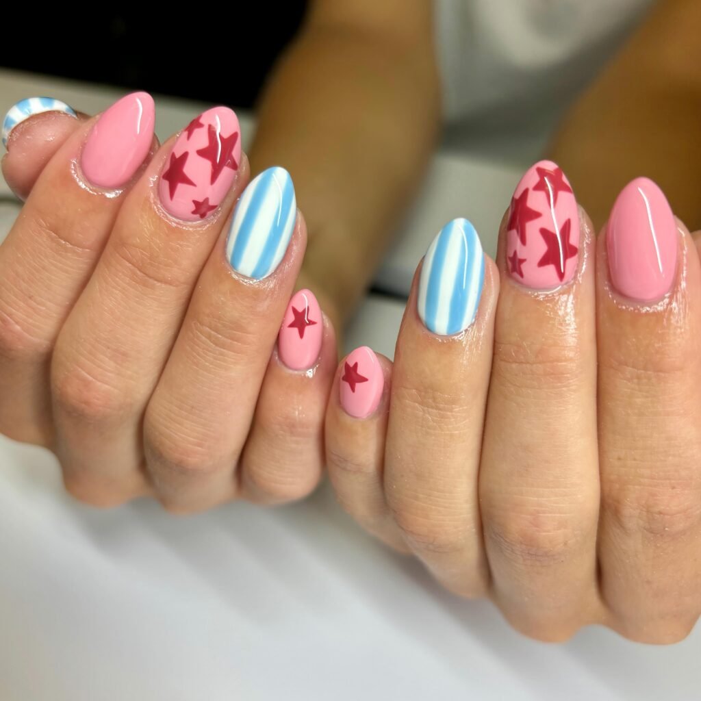 23 Cute July Nail Ideas That Are Absolutely Stunning july nail ideas1 (24)