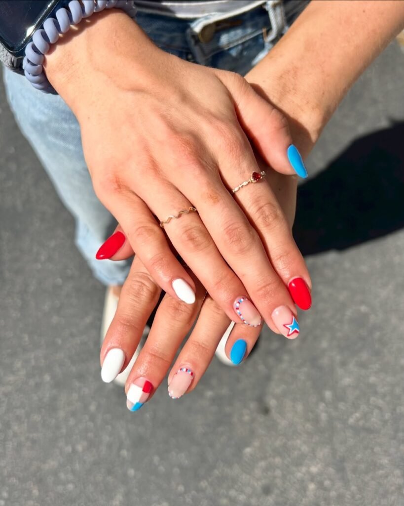 23 Cute July Nail Ideas That Are Absolutely Stunning july nail ideas1 (5)