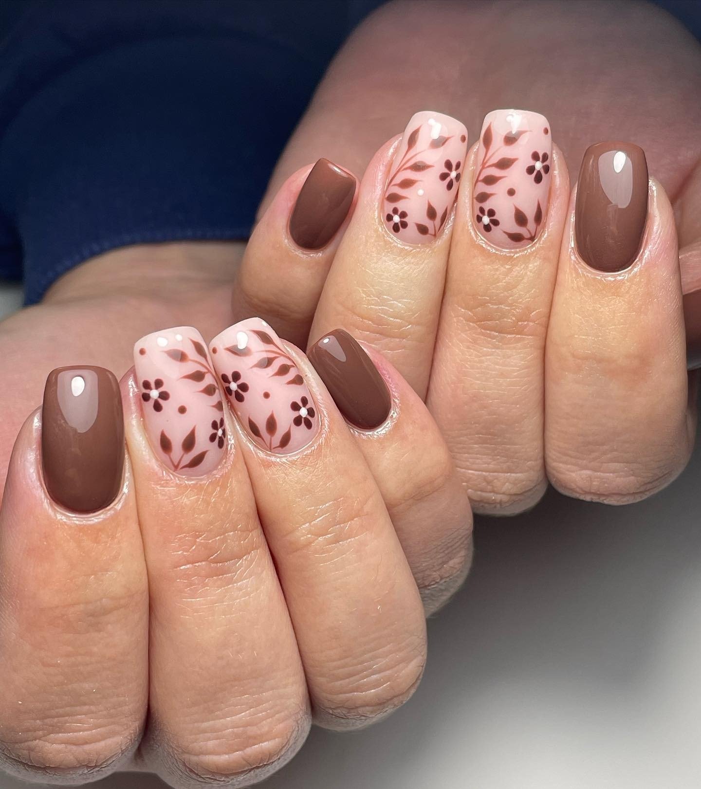 Brown Nails Are the Perfect Fall Mani—20 Gorgeous Ideas brown nail ideas 14