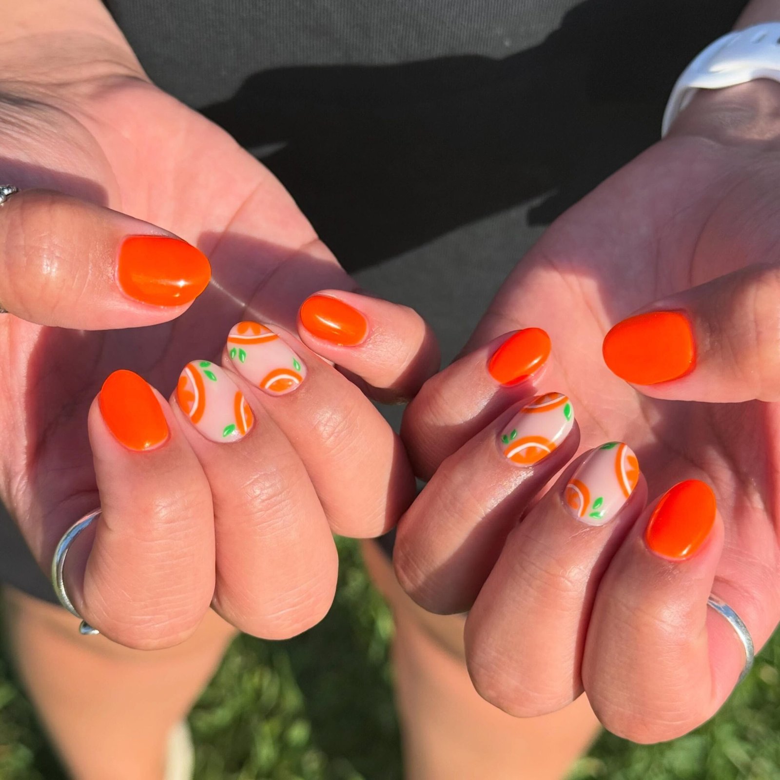 citrus orange nail ideas 19 scaled