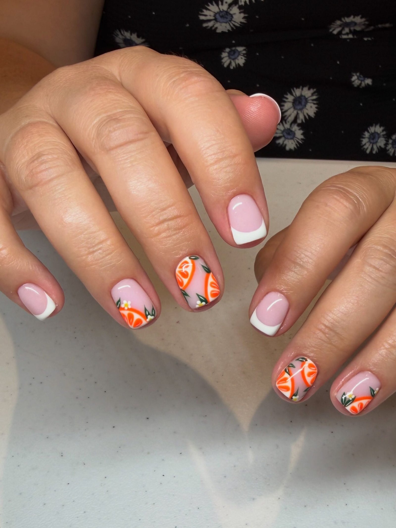 citrus orange nail ideas 8 scaled