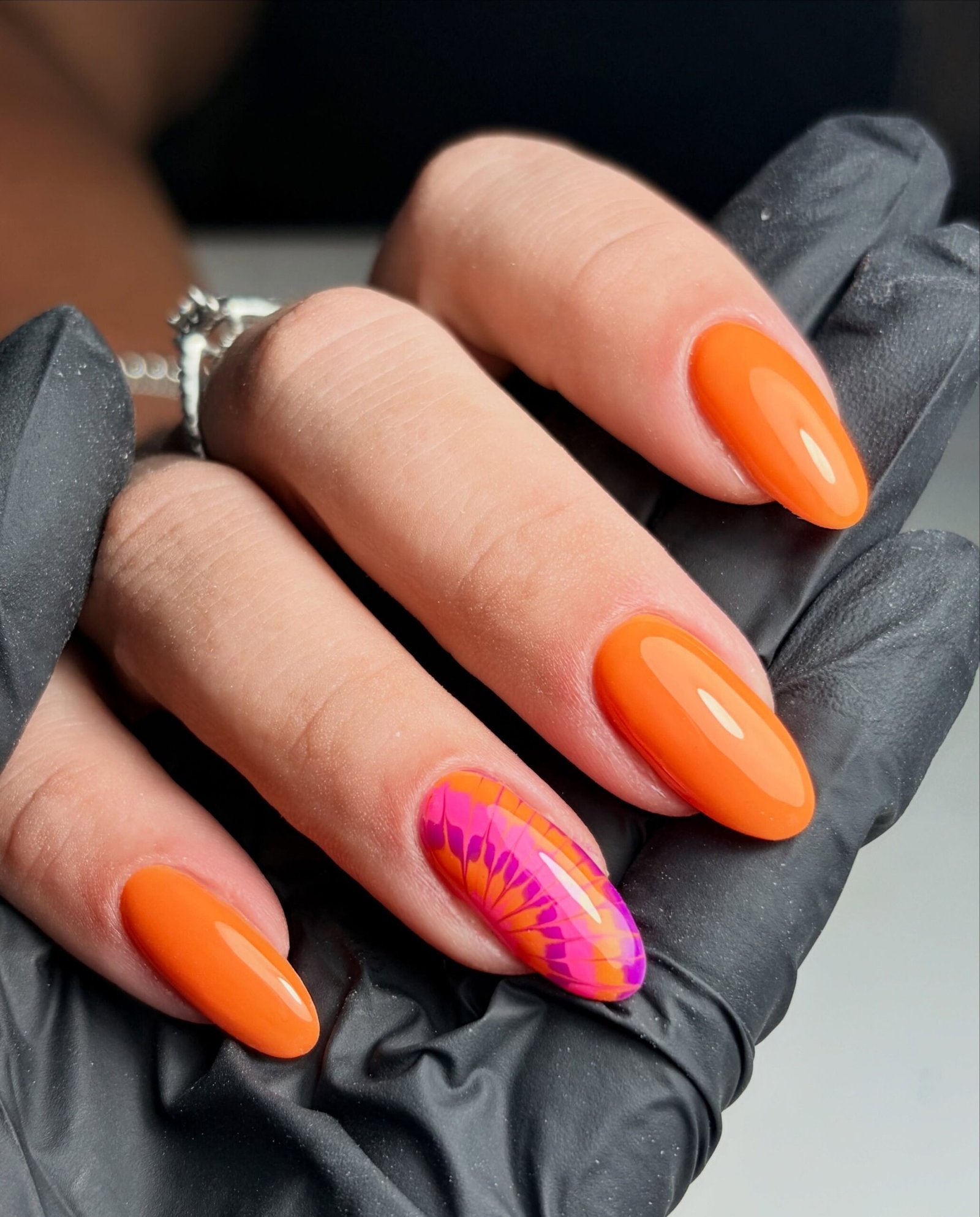 20 Orange Nails You'll Want to Copy This Year orange nail ideas 1 1 scaled