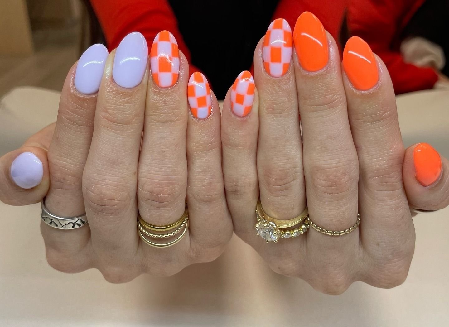 20 Orange Nails You'll Want to Copy This Year orange nail ideas 2 2
