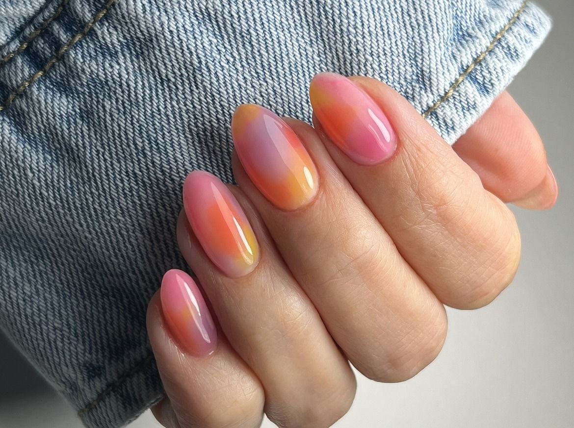 22 Sunset Nail Ideas: Best Designs, Colors and Trends to Try sunset nail ideas 152