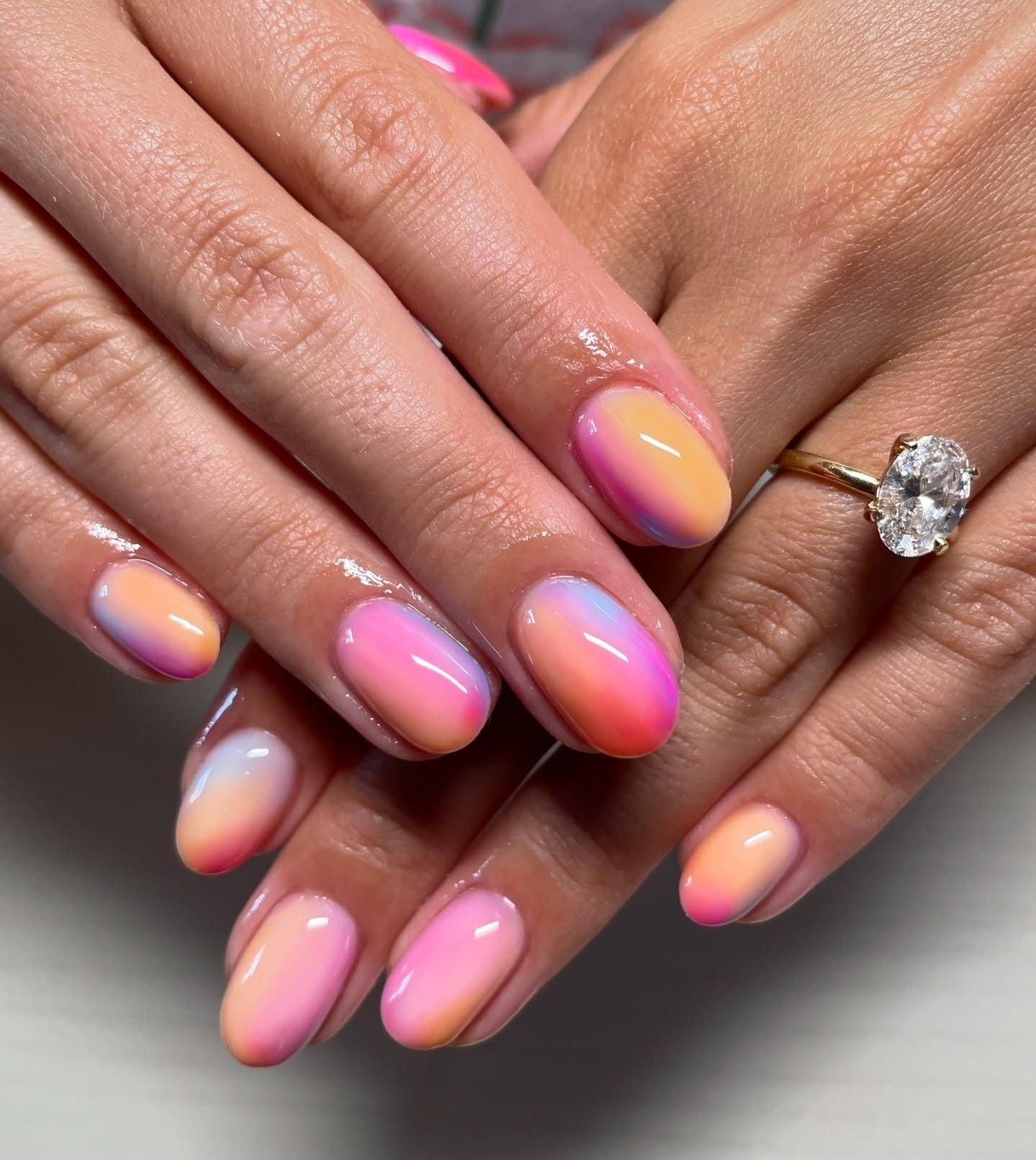 22 Sunset Nail Ideas: Best Designs, Colors and Trends to Try sunset nail ideas 22
