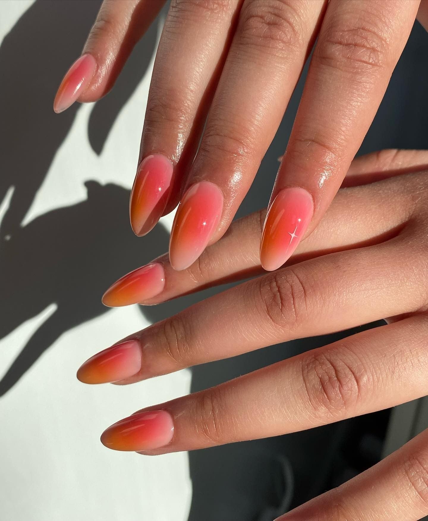 22 Sunset Nail Ideas: Best Designs, Colors and Trends to Try sunset nail ideas 7