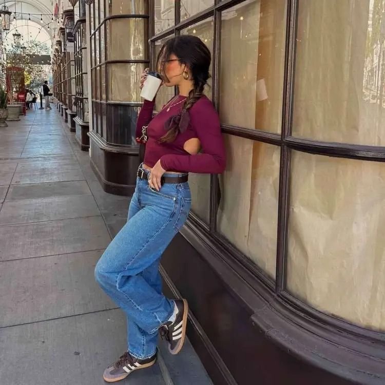 burgundy fall outfit ideas 777 10
