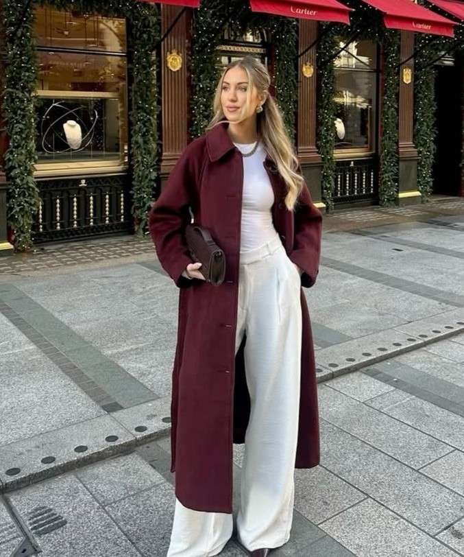 burgundy fall outfit ideas 88777 2