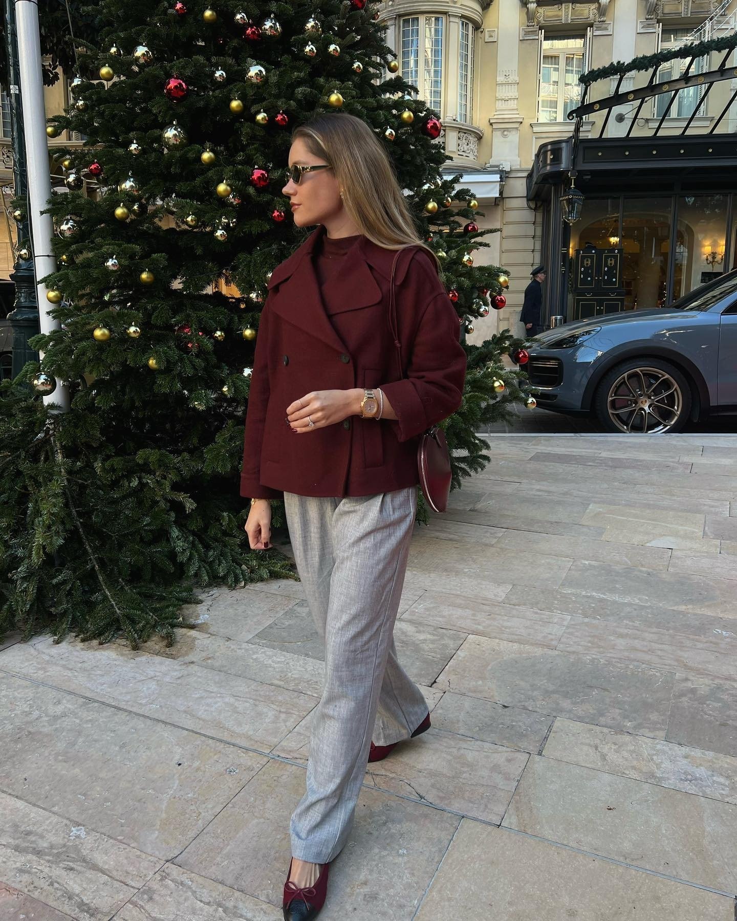 burgundy fall outfits 1