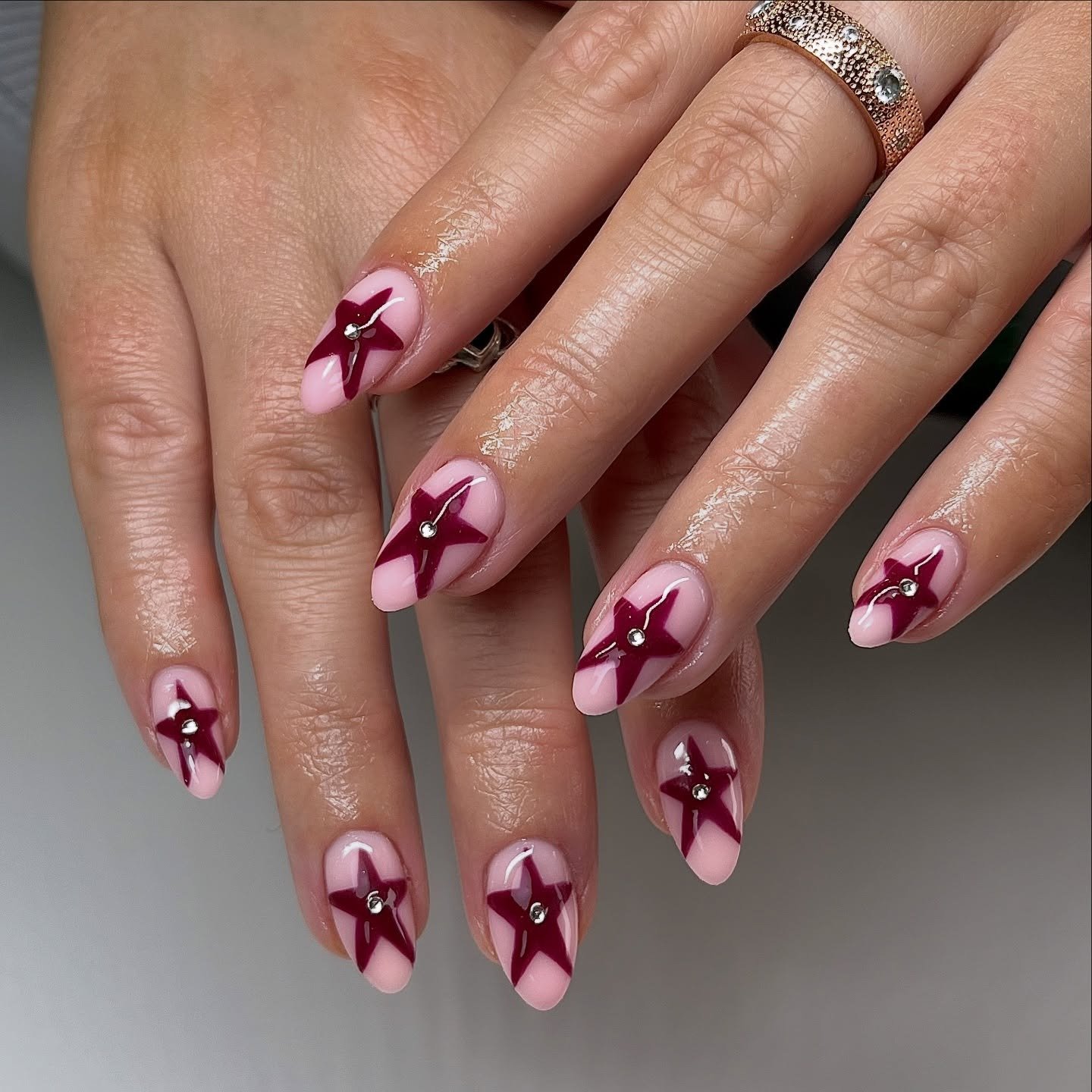 22 Burgundy Fall Nails: Easy and Stylish Autumn Nail Looks imageye burgundy fall nails 10