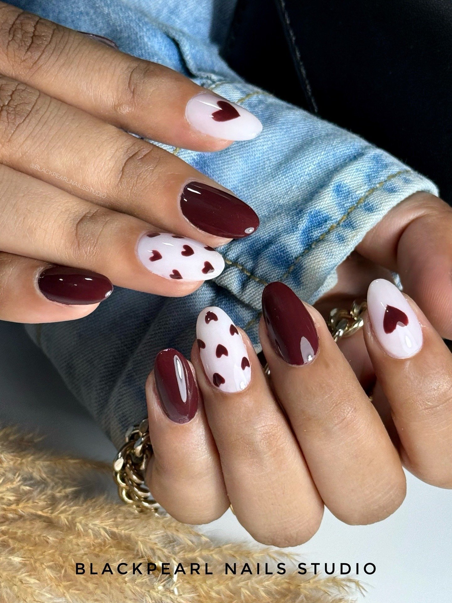 22 Burgundy Fall Nails: Easy and Stylish Autumn Nail Looks imageye burgundy fall nails 11