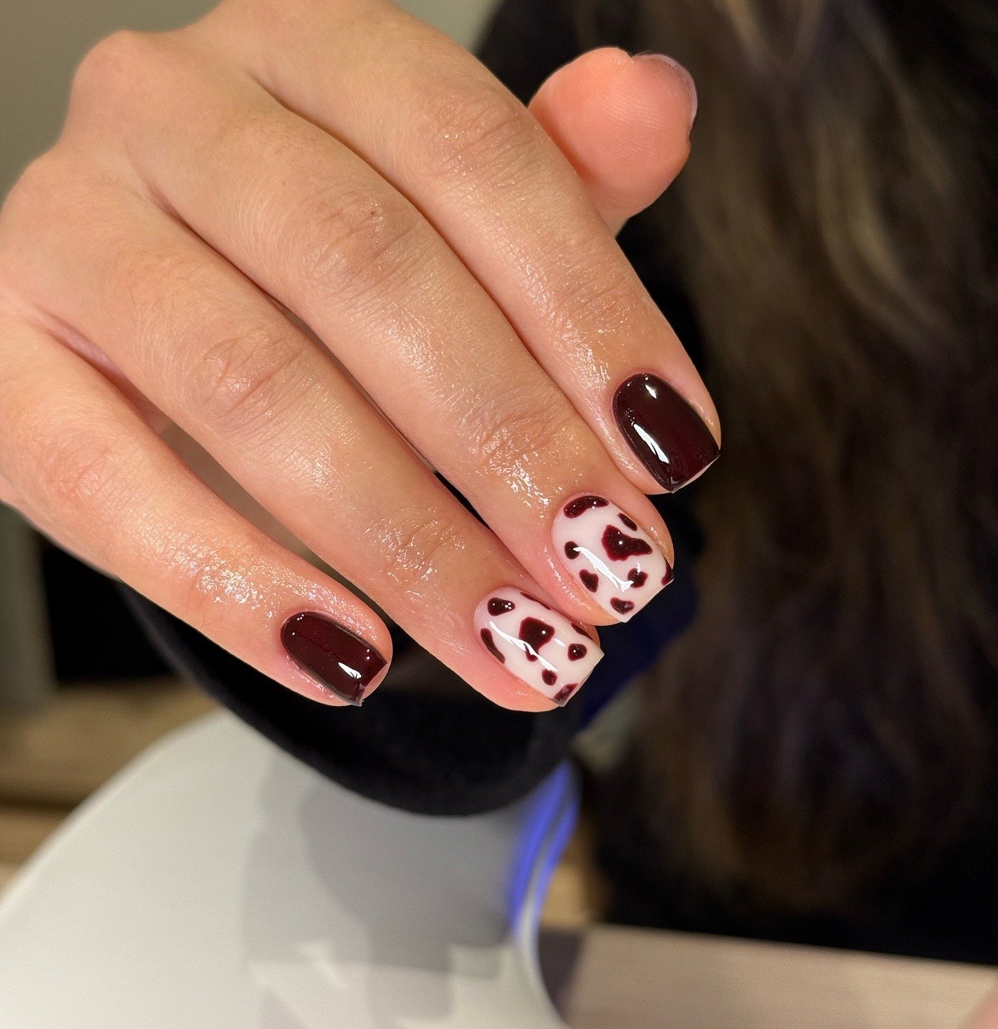 22 Burgundy Fall Nails: Easy and Stylish Autumn Nail Looks imageye burgundy fall nails 12