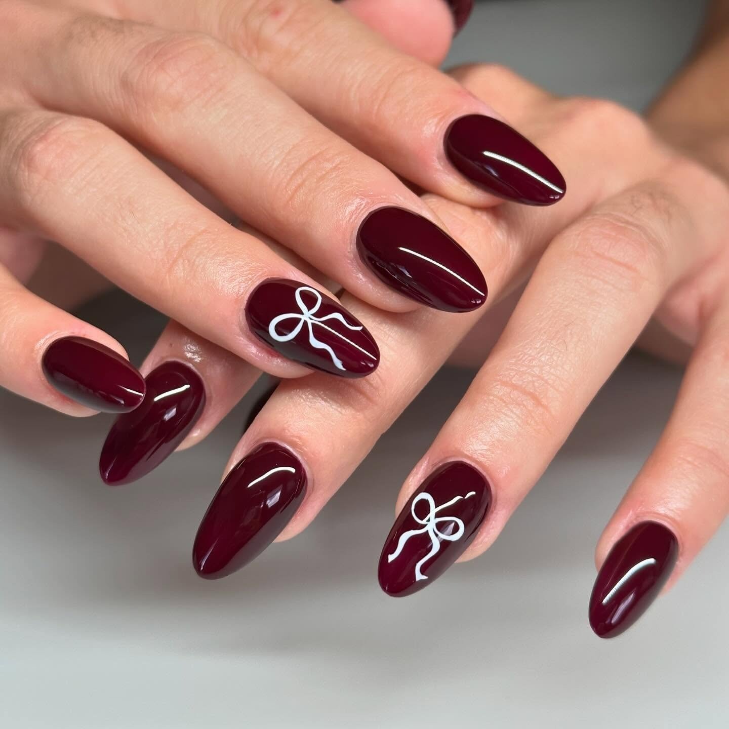 22 Burgundy Fall Nails: Easy and Stylish Autumn Nail Looks imageye burgundy fall nails 13