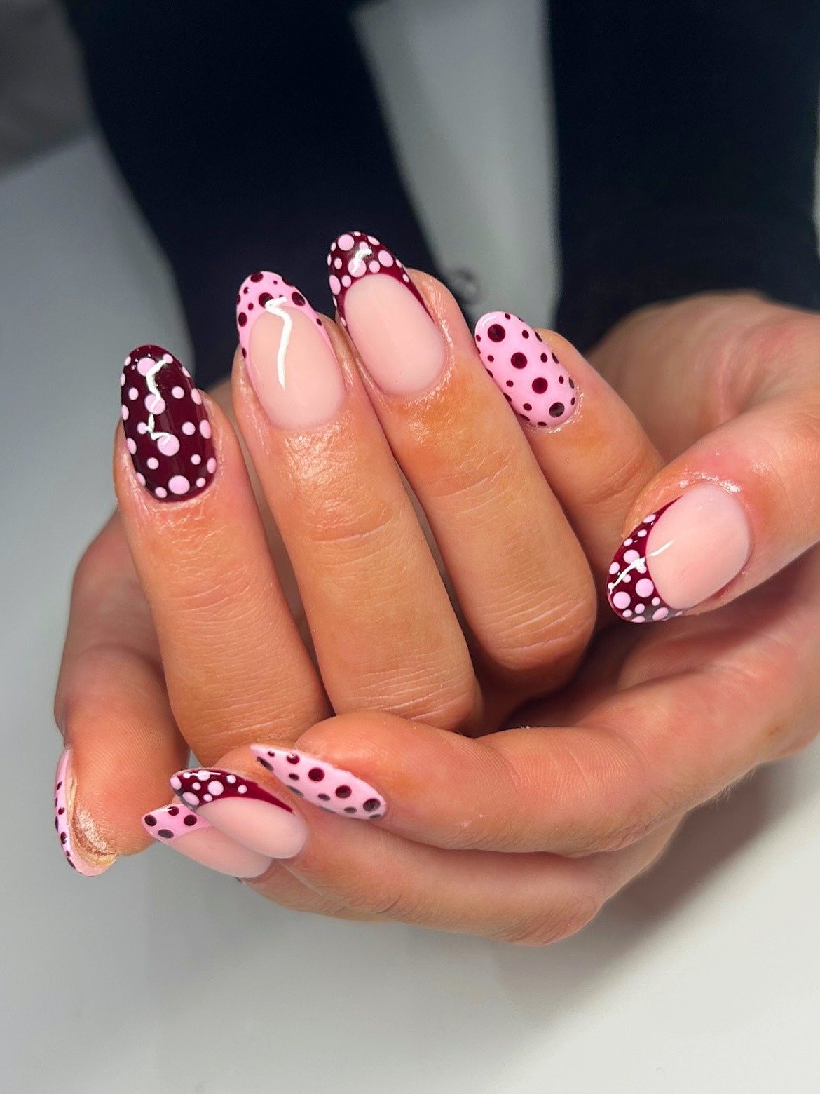 22 Burgundy Fall Nails: Easy and Stylish Autumn Nail Looks imageye burgundy fall nails 14