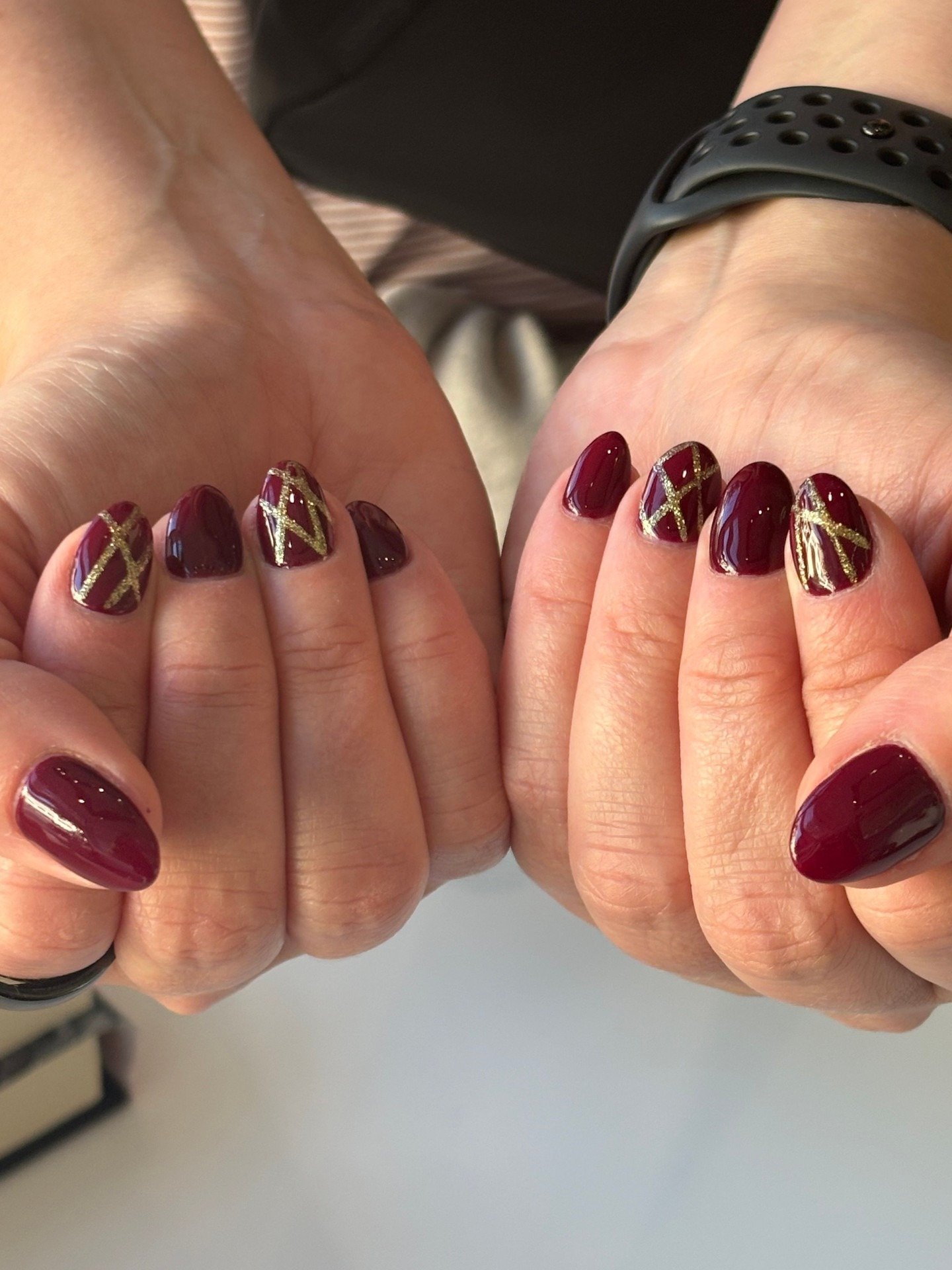 22 Burgundy Fall Nails: Easy and Stylish Autumn Nail Looks imageye burgundy fall nails 18