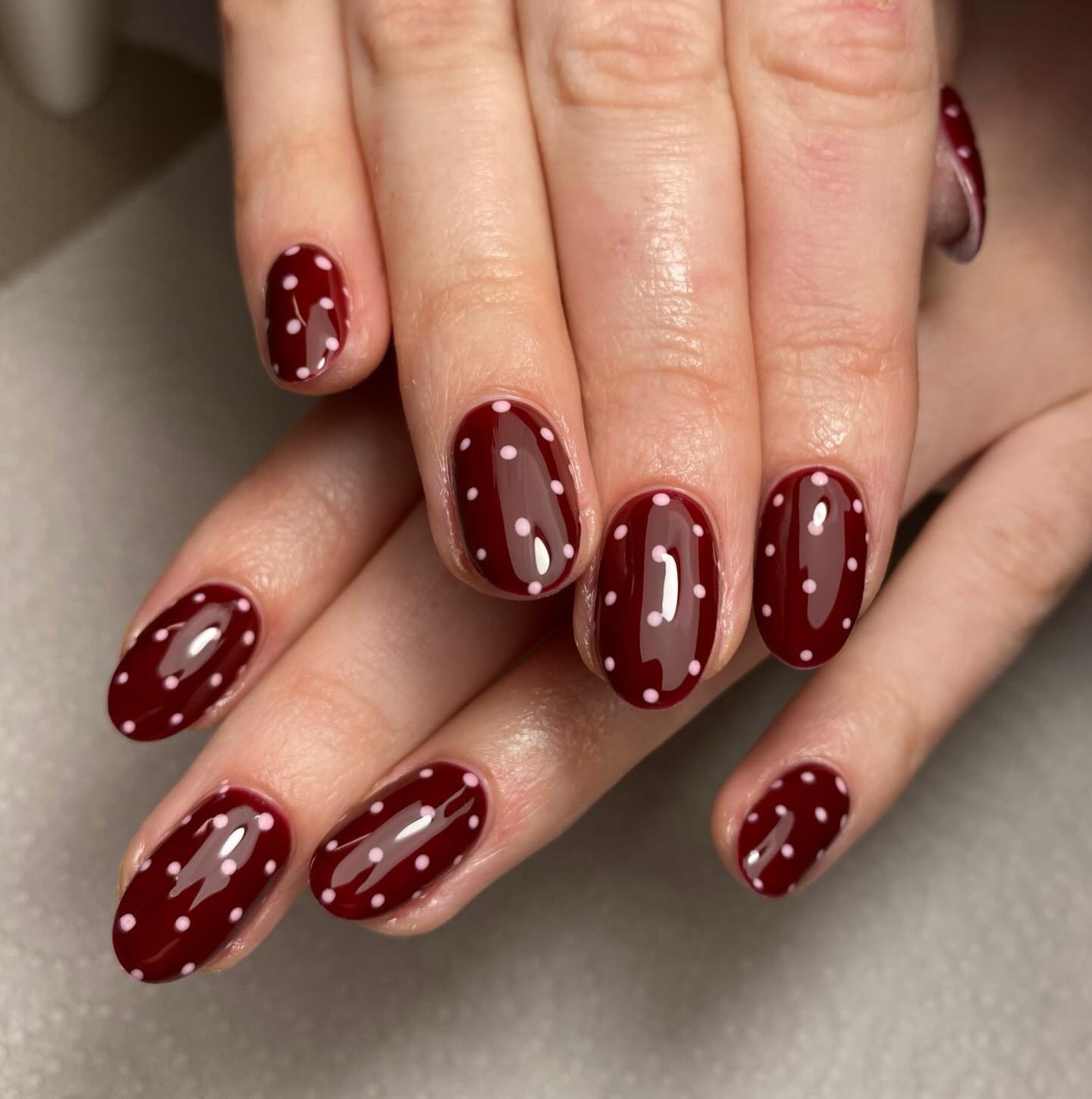 22 Burgundy Fall Nails: Easy and Stylish Autumn Nail Looks imageye burgundy fall nails