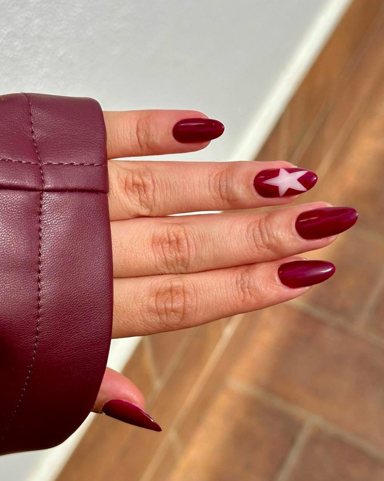 22 Burgundy Fall Nails: Easy and Stylish Autumn Nail Looks imageye burgundy fall nails 3 scaled