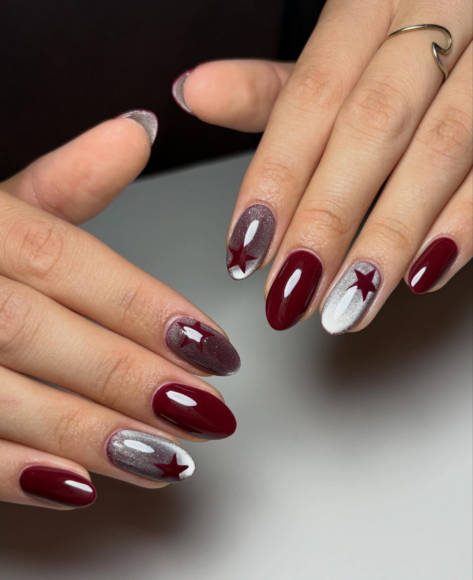 22 Burgundy Fall Nails: Easy and Stylish Autumn Nail Looks imageye burgundy fall nails 8 scaled