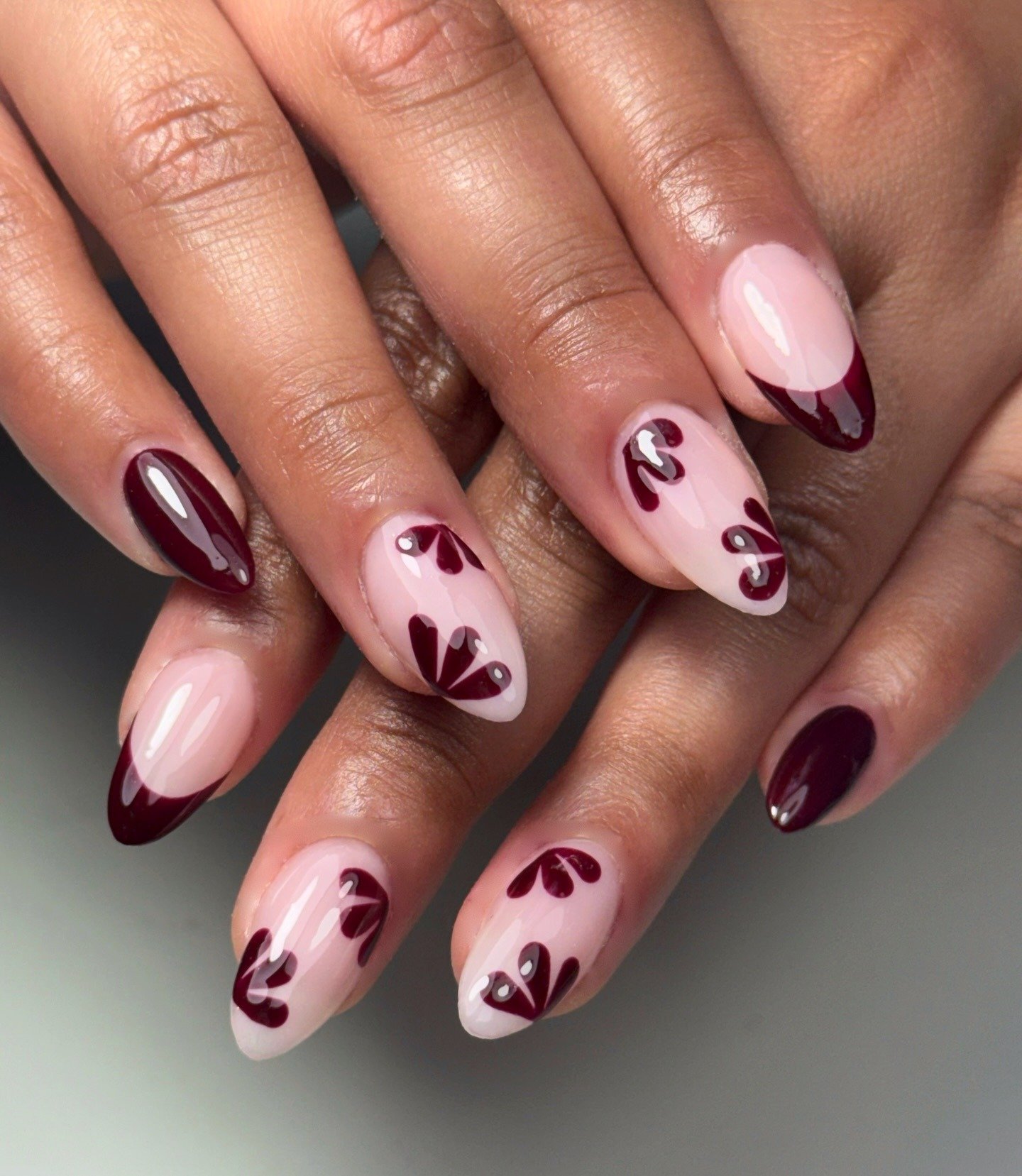 22 Burgundy Fall Nails: Easy and Stylish Autumn Nail Looks imageye burgundy fall nails 9