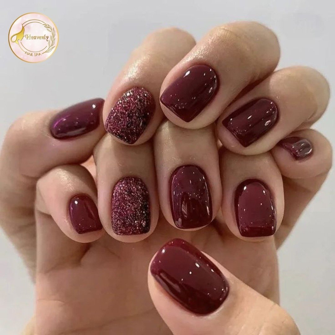 22 Burgundy Fall Nails: Easy and Stylish Autumn Nail Looks imageye pumpkin patch outfits for women 24