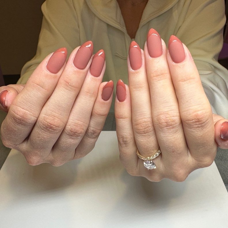 17 Fall Matte Nails Everyone Will Be Saving This Autumn fall matte nails 7