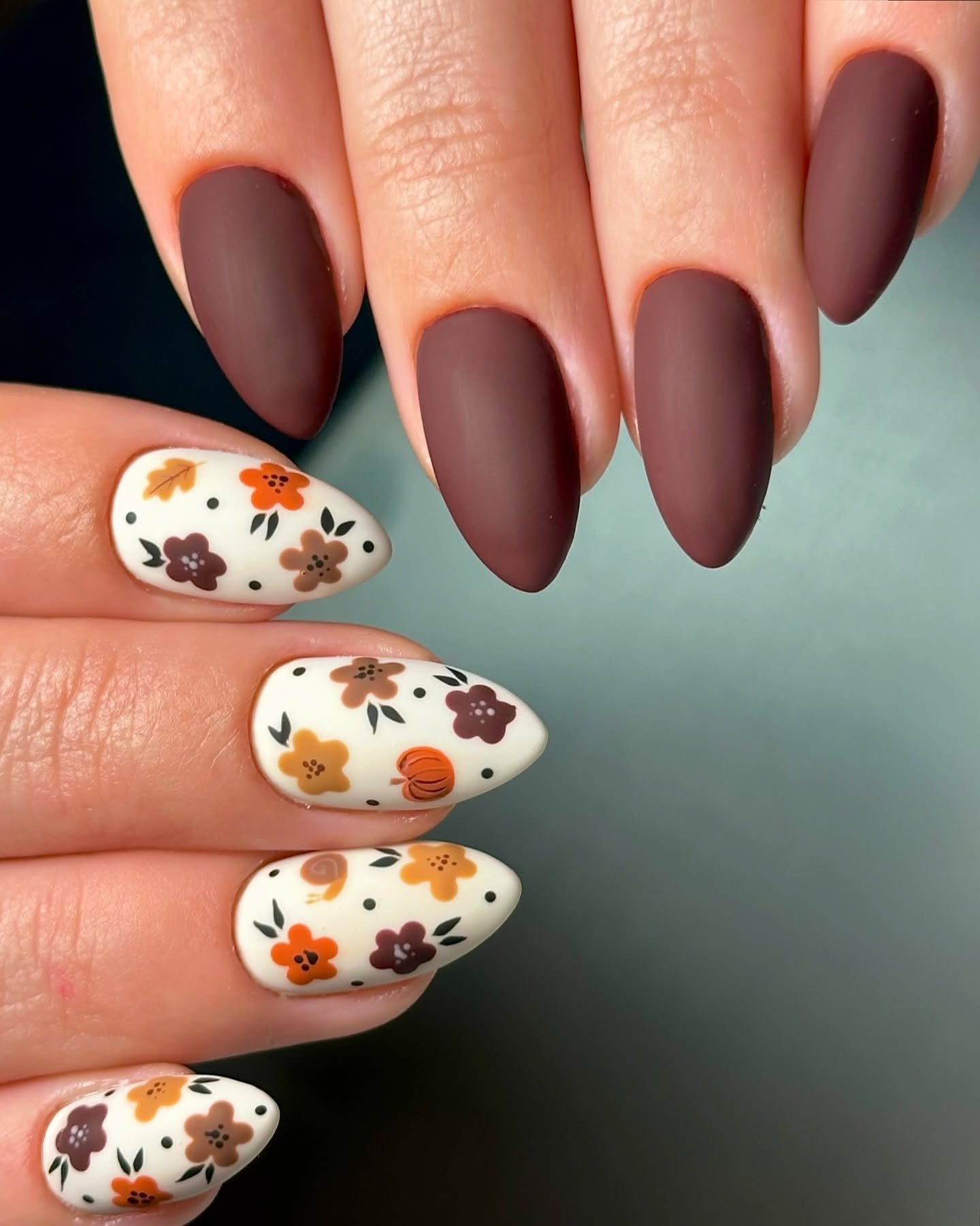 matte nails