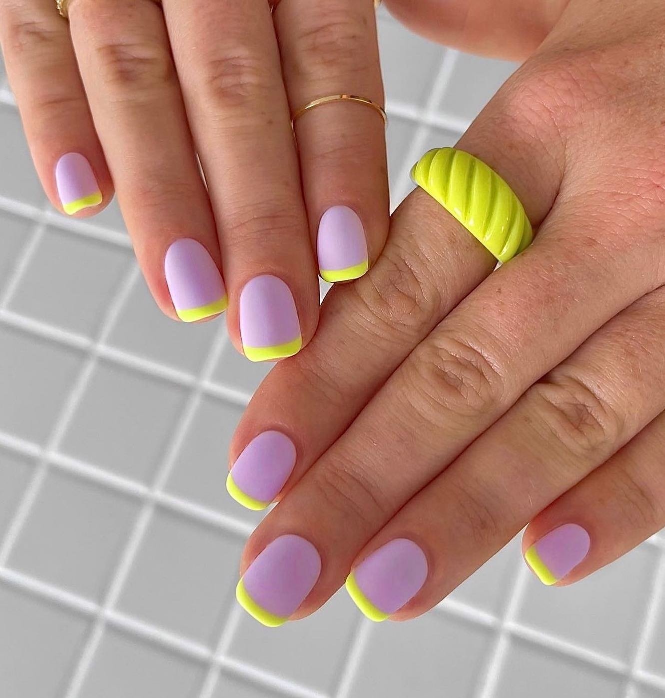 matte nails